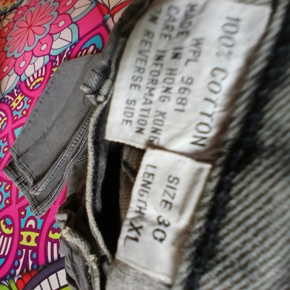 Vintage 80's faded black Cotler (brand) Flight Pants Size 30 - Picture 4 of 7